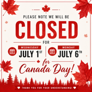 Canada Day Closure Days 2026